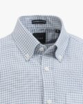 MOONSTONE GREY OXFORD BUSINESS CHECK SHIRT