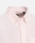 PINK CHAMPAGNE OXFORD BUSINESS STRIPED SHIRT