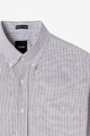 PIN-BLACK OXFORD BUSINESS STRIPES SHIRT