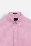 PINK SHELBY POPLIN BUSINESS PIN CHECK SHIRT